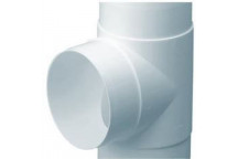 ROUND TEE PIECE FOR 100MM DUCTING