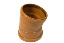FLOPLAST 110MM X 15* U/G BEND-DS D567