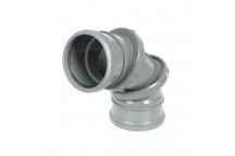 FLOPLAST 110MM GREY 0-90*ADJ BEND DS SP560G
