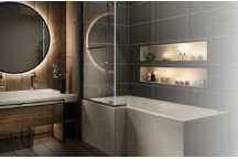 RELION 1700 X 850 L SHAPE BATH PANEL ONLY