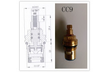 CERAMIC TAP CARTRIDGE VALVE ASSEMBLY CC9 (PAIR)
