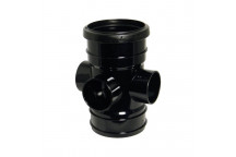 FLOPLAST 110MM BLACK BOSS PIPE-S/SW SP582B