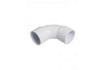 FLOPLAST 50MM WHITE ABS 92.5*BEND WS16W
