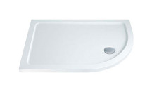 RELION 1400 X 760 RH OFFSET QUAD ABS STONE RESIN  WHITE