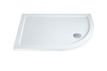 RELION 1400 X 760 RH OFFSET QUAD ABS STONE RESIN  WHITE