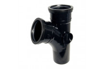 FLOPLAST 110MM BLACK 112.5*BRANCH SP200B