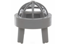 TUPLING 82MM SOIL VENT TERMINAL GREY