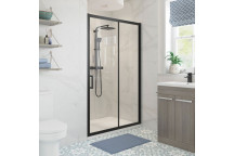 EPS LAKELAND COLERIDGE 1200MM SLIDING DOOR - BLACK