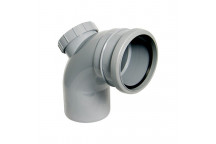FLOPLAST 110MM GREY 92.5*ACCESS BEND SP169G