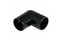 FLOPLAST OS11 21.5mm BLACK OVERFLOW 90* BEND OS11B