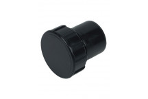 FLOPLAST 32MM BLACK ABS ACCESS PLUG WS30B
