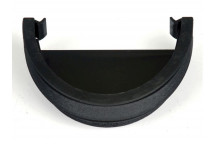 BRETT 115MM CAST IRON STYLE GUTTER DEEPSTYLE EXTERNAL STOPEND BR077CI