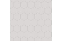 FIBO URBAN WHITE SILK HEXAGONAL TILE M71 S 600MM AQ PANEL