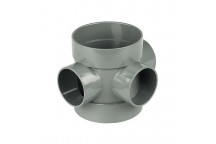 FLOPLAST 110MM GREY SHORT BOSS PIPE SP583G
