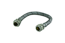 15MM x 15MM 300MM FLEXIBLE TAP CONNECTOR WRAS A