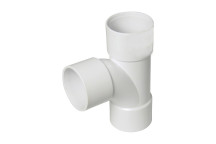 FLOPLAST 50MM WHITE ABS TEE WS24W