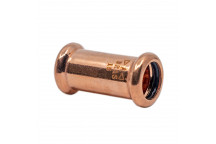 EPS COPPER PRESS 15MM STRAIGHT COUPLING