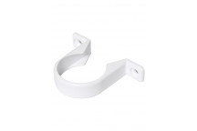 FLOPLAST 50MM WHITE ABS PIPE CLIP WS36W