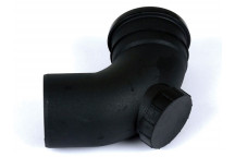 BRETT 92.5DEG SINGLE SOCKET ACCESS BEND CAST IRON STYLE BS436CI
