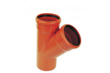 FLOPLAST 110MM X 45* U/G JUNCTION-DS D210