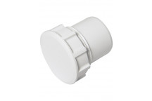 FLOPLAST 50MM WHITE ACCESS PLUG WS32W
