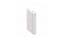 FIBO PROFILES ALUMINIUM J-SHAPED END CAP PROFILE 2.4M LONG