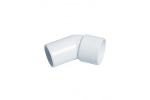 FLOPLAST 40MM WHITE ABS 135* CONV.BEND WS77W
