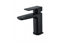 RELION BELA BLACK MONO BASIN MIXER C/W CLICKER WASTE