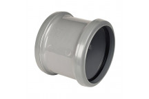 FLOPLAST 110MM GREY COUPLING - DS SP105G