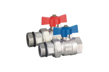 RELION 3/4\" BALL VALVE SET FOR BLENDING VALVE