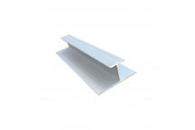FIBO PROFILES ALUMIMIUM H-SHAPED STACKING PROFILE 2.4M LONG