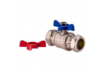 MASTERFLOW 28MM BUTTERFLY BALLVALVE M28280000BUT