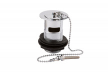 RELION BASIN WASTE WITH CHROME PLUG SLOTTED - replaced by P02598
