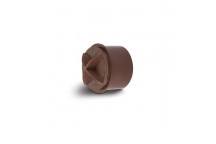 TUPLINGS 40MM ABS SCREWED ACCESS PLUG BROWN