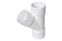 FLOPLAST 32MM WHITE ABS 135* BRANCH WS42W