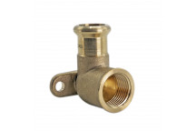 EPS COPPER PRESS 15X1/2\" WALLPLATE ELBOW