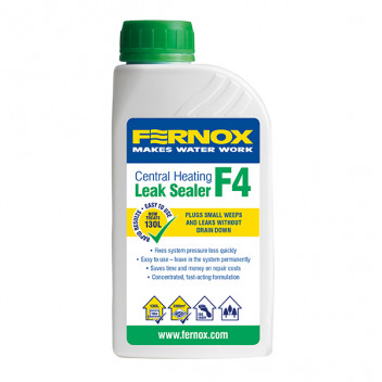 FERNOX F4 500ML C/H LEAK SEALER INTERNAL 500ML
