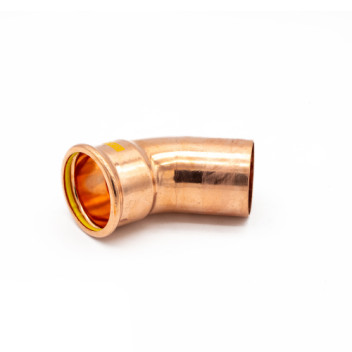 EPS  COPPER PRESS GAS 54MM 45D STRT ELBOW