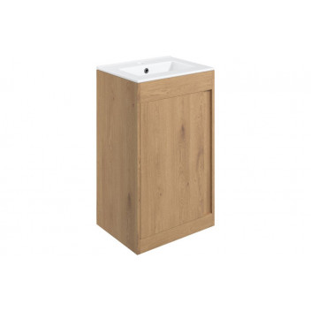 EPS PENRITH 510MM FLOOR STANDING UNIT INC. BASIN - SEVILLE OAK