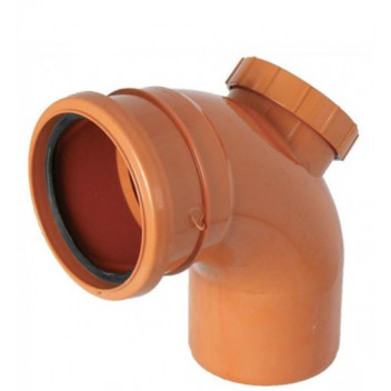 FLOPLAST 110MM ACCESS BEND 92.5DEG S/SOCKET 1/10 D169