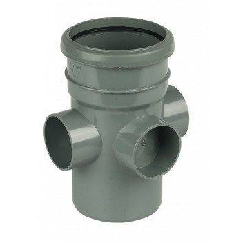 FLOPLAST 110MM GREY BOSS PIPE-S/SW SP582G