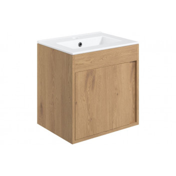 EPS PENRITH 510MM WALL HUNG UNIT INC. BASIN - SEVILLE OAK