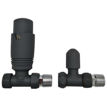 RELION EPS ANTHRACITE STRAIGHT TRV & LOCKSHIELD PACK 10/15MM