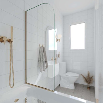 FIBO CONTEMPORARY TILE DENVER WHITE HG M1515 TILE 600MM AQ PANEL