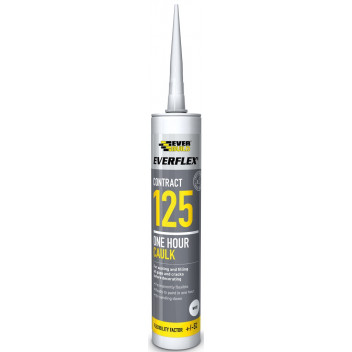 EVERBUILD DECORATORS 125 ONE HOUR CAULK  125C3