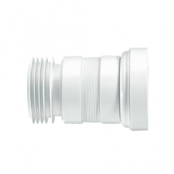 MCALPINE FLEXIBLE  PAN CONNECTOR STRAIGHT WC-F18R SHORT