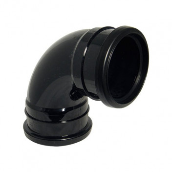 FLOPLAST 110MM BLACK 92.5* BEND-DS SP561B