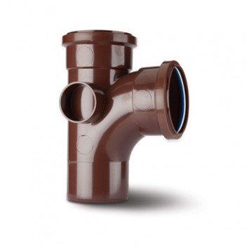 TUPLINGS 110MM X 92.5DG PLAIN BRANCH BROWN