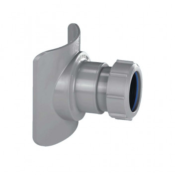 MEC SOIL PIPE BOSS CONN 57MM HOLE SIZE- 4\"/110MM * 2\" PIPE GREY