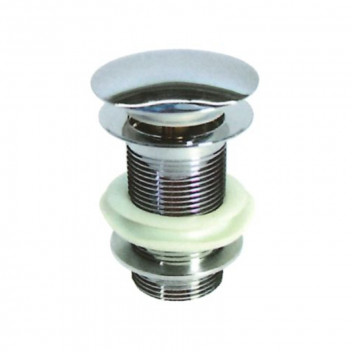 NEW RELION LUX MUSHROOM BASIN WASTE CLICKER TYPE UNSLOTTED (BRASS) UNS